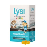 Lysi Junior Omega 3 Perełki o smaku gumy balonowej