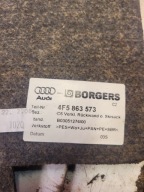 mats supports boot AUDI A6 C6 4F5863573