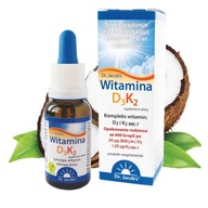 JACOBS Vitamín D3K2 vegetariánska imunita Pre kosti zubov a svaly 20ml