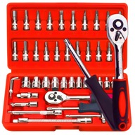 DUGÓKULCS KÉSZLET DUGÓKULCS BIT RACSNIS ADAPTEREK 46 DB-OS