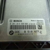 BMW 5 F10 F11 2.0D computer control unit of the engine 0281018609