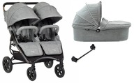 VALCO BABY SNAP DUO SPORT GREY MARLE WÓZEK ROK PO ROKU + GONDOLA GREY MARLE