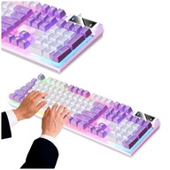 Mechanická klávesnice K500 FIALOVÁ
