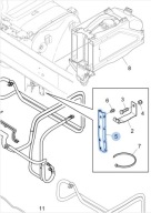 Console Support plaque SCANIA NGS R S P G 2932317 B-B