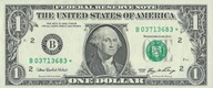 USA - 1 Dollar - 2006 - P523a - B-NewYork - St.2 zastępcza