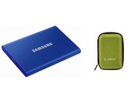 DYSK ZEWNĘTRZNY Samsung Portable SSD T7 1TB niebieski + ETUI
