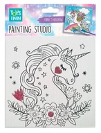 Stnux Sada na maľovanie Canvas Unicorn Kvety