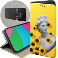 ETUI Z KLAPKĄ DO SAMSUNG GALAXY XCOVER 3 WZORY ŻÓŁTE SŁONECZNE YELLOW CASE