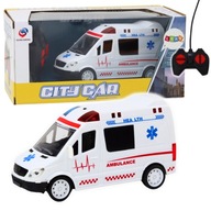 Auto Karetka Pogotowia Ambulans Bus Napęd Dźwięki Sterowany R/C