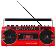 RADIOMAGNETOFON BOOMBOX RETRO BLUETOOTH FM/AM/SW USB SD