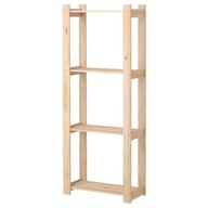 IKEA ALBERT Regál mäkké drevo 64x28x159 cm