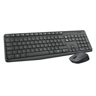 Zestaw bezprzewodowy klawiatura + mysz Logitech MK235 szary