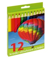 Ceruzkové pastelky 12 ks JUMBO