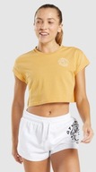 Tréningové tričko krátky rukáv Gymshark žltá