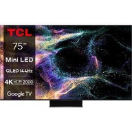 QLED televize TCL 75C845 75" 4K UHD černá