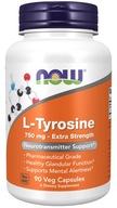 L-Tyrozín 750mg 90 kapsúl NOW Foods