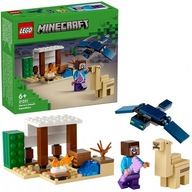 KOCKY LEGO 21251 MINECRAFT PÚŠTNA STEVE VÝPRAVA 75 DIELIKOV