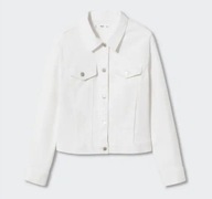 MANGO kurtka katana jeansowa damska biała 3XL (50)