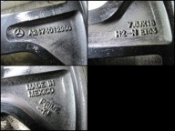 wheels discs tyres MERCEDES GLB A247 R18 5mm