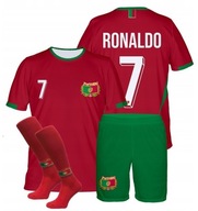 RONALDO PORTUGALSKO FUTBALOVÉ OBLEČENIE VEĽKOSŤ 140 + GETRY