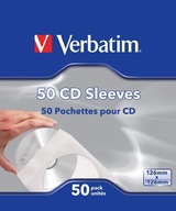 Verbatim CD Sleeves 50 pcs. In a box