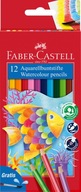 Kredki akwarelowe Faber-Castell 12 kol. + pędzelek