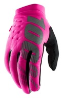 Rukavice 100% Brisker Womens Glove Neon Pink M