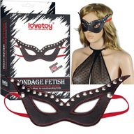 Maska BDSM role-play zabawki dla dorosłych erotyka dyskretna zasłona twarzy