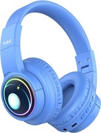 Słuchawki Bluetooth, składane, z oświetleniem RGB, bezprzewodowe,