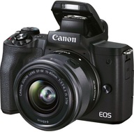 Fotoaparát Canon EOS M50 Mark II telo  objektív čierny