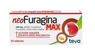 NeoFuragina Max, 100 mg, tabletki, 25 szt.