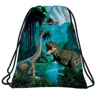 Worek szkolny na buty WF strój basen Dinozaur dla chłopca worek plecak 2w1