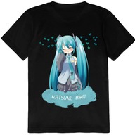 KOSZULKA DZIECIĘCA T-SHIRT DLA DZIECKA HATSUNE MIKU 140 PREZENT JAKOŚĆ