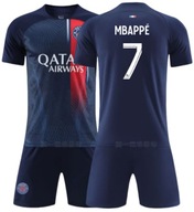 NOVÝ KOMPLET FUTBALOVÉ OBLEČENIE TRIČKO PSG MBAPPÉ NO.7 DIEŤA