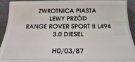 otoč čepu levý předek RANGE ROVER SPORT II