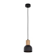 Lampa Wisząca CAIRO Czarny Metalowy Klosz1xE27 Stylowe Eleganckie Sufit