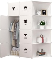 Modulárna skriňa do detskej izby, biela