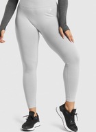 GYMSHARK LEGGINSY DAMSKIE SZARE SPORTOWE DŁUGIE M 1A1G5_A*