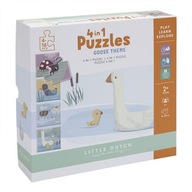 Little Dutch Puzzle 4 zvieratká Little Goose