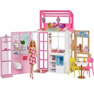 Barbie Kompaktný domček s bábikou Barbie HCD48