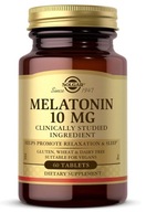 SOLGAR MelatoninA 10 mg 60 Vegánskych tabliet Melatonin Sen