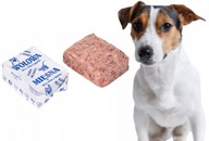 Karma dla psa mokra mięso mrożone surowe wołowina witaminy białko 10kg BARF