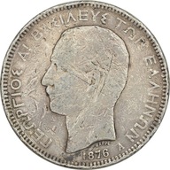 19.GRECJA, JERZY I, 5 DRACHM 1876 A