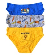 GARFIELD MAJTKI MAJTECZKI SLIPKI BIELIZNA 3 PACK 110/116