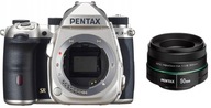 Pentax K-3 III Body Silver srebrny + Pentax DA 50mm f/1,8 SMC