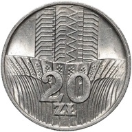 20 złotych 1973 WIEŻOWIEC I KŁOSY St. ok. Menniczy