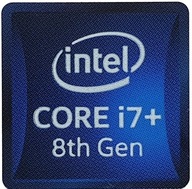 Naklejka INTEL CORE i7+ 8th GEN 18x18mm [61]