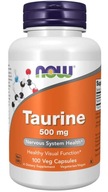 Now TAURIN taurine 500mg 100 kaps.