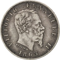 Moneta, Włochy, Vittorio Emanuele II, 20 Centesimi