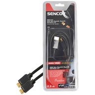 Kabel HDMI 2,5m 19pin złącze/M-złącze/M PREMIUM Sencor SAV 166-025
